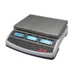 Räknevåg 3 kg x 0,1 g (d = 0,1 g) med 230x300 mm vågplatta och återuppladdningsbart batteri